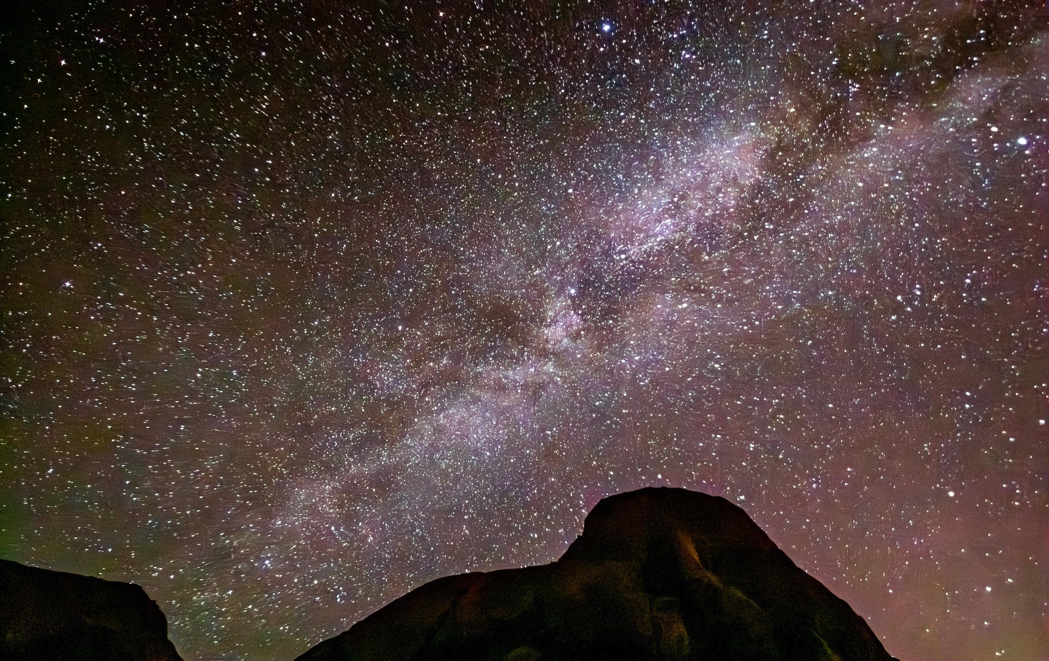 Milky way view